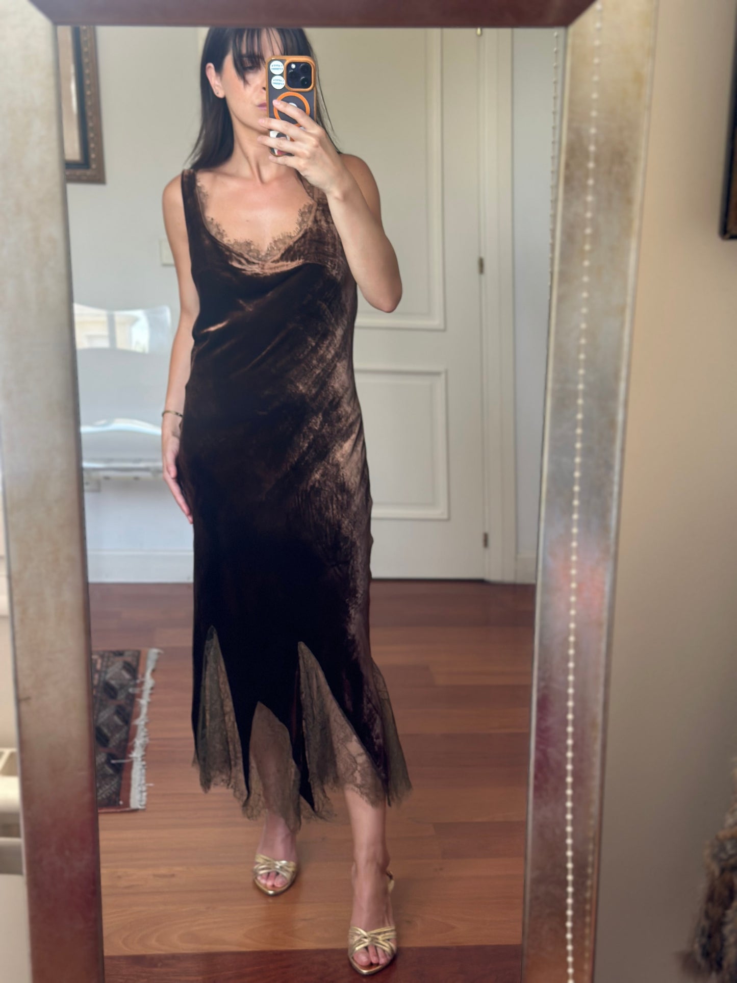 Vestido Velvet chocolate
