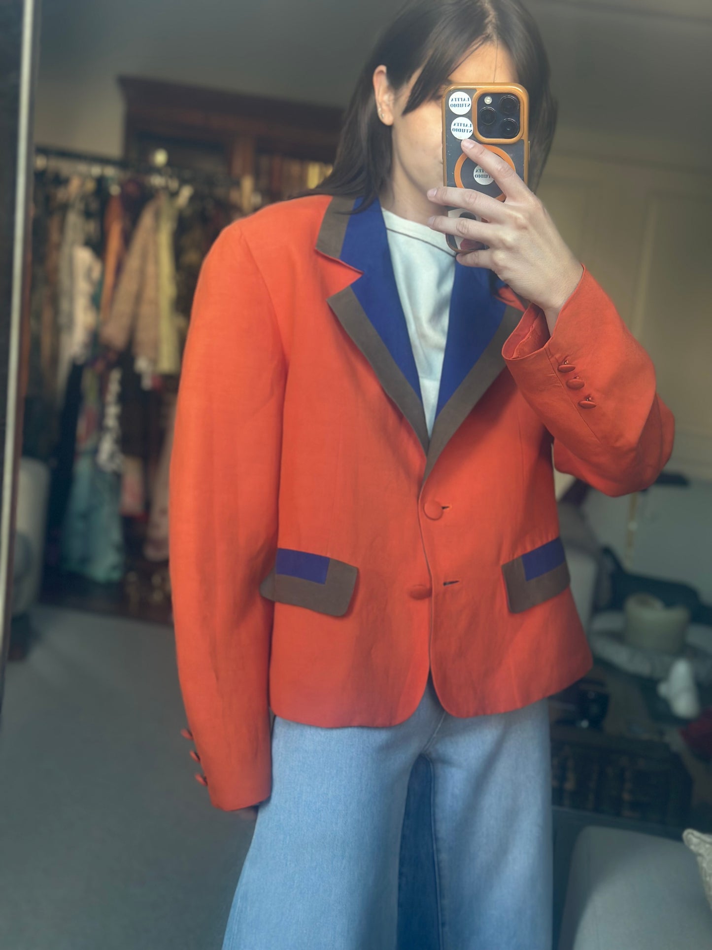 Blazer bicolor Valentino