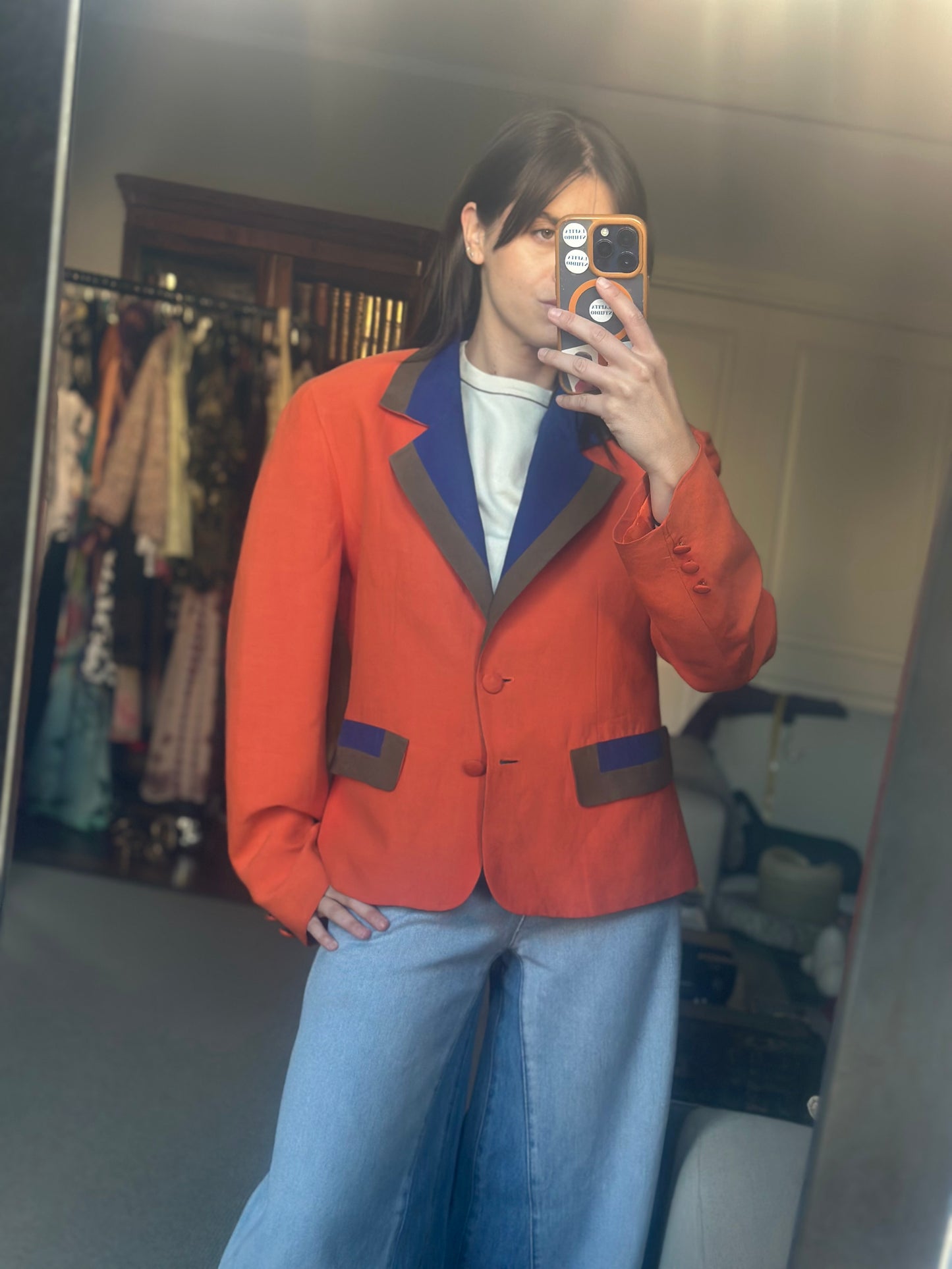 Blazer bicolor Valentino