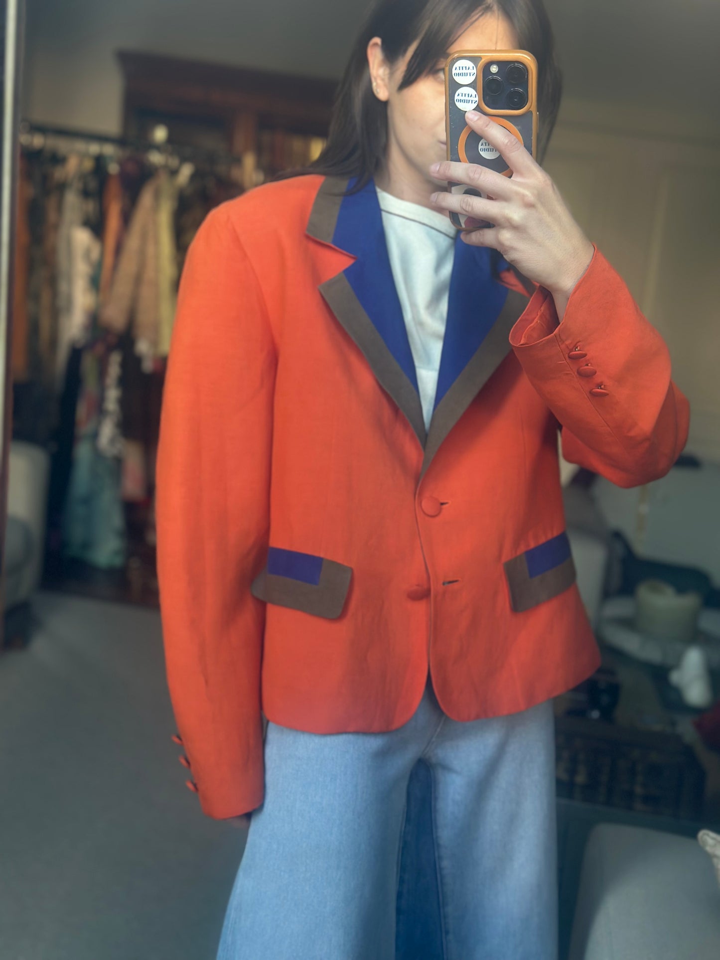 Blazer bicolor Valentino