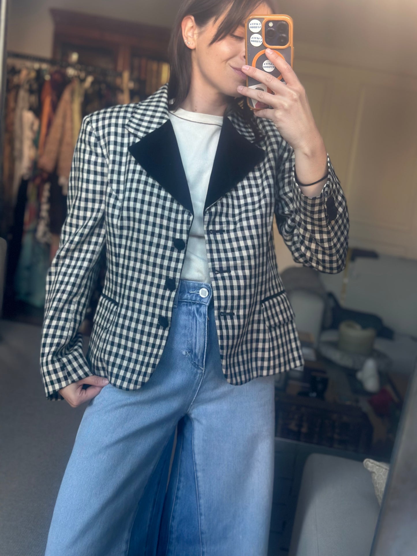 Blazer Vichy Velvet