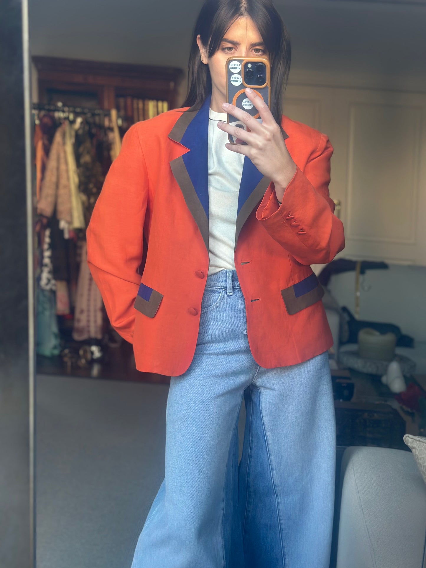 Blazer bicolor Valentino