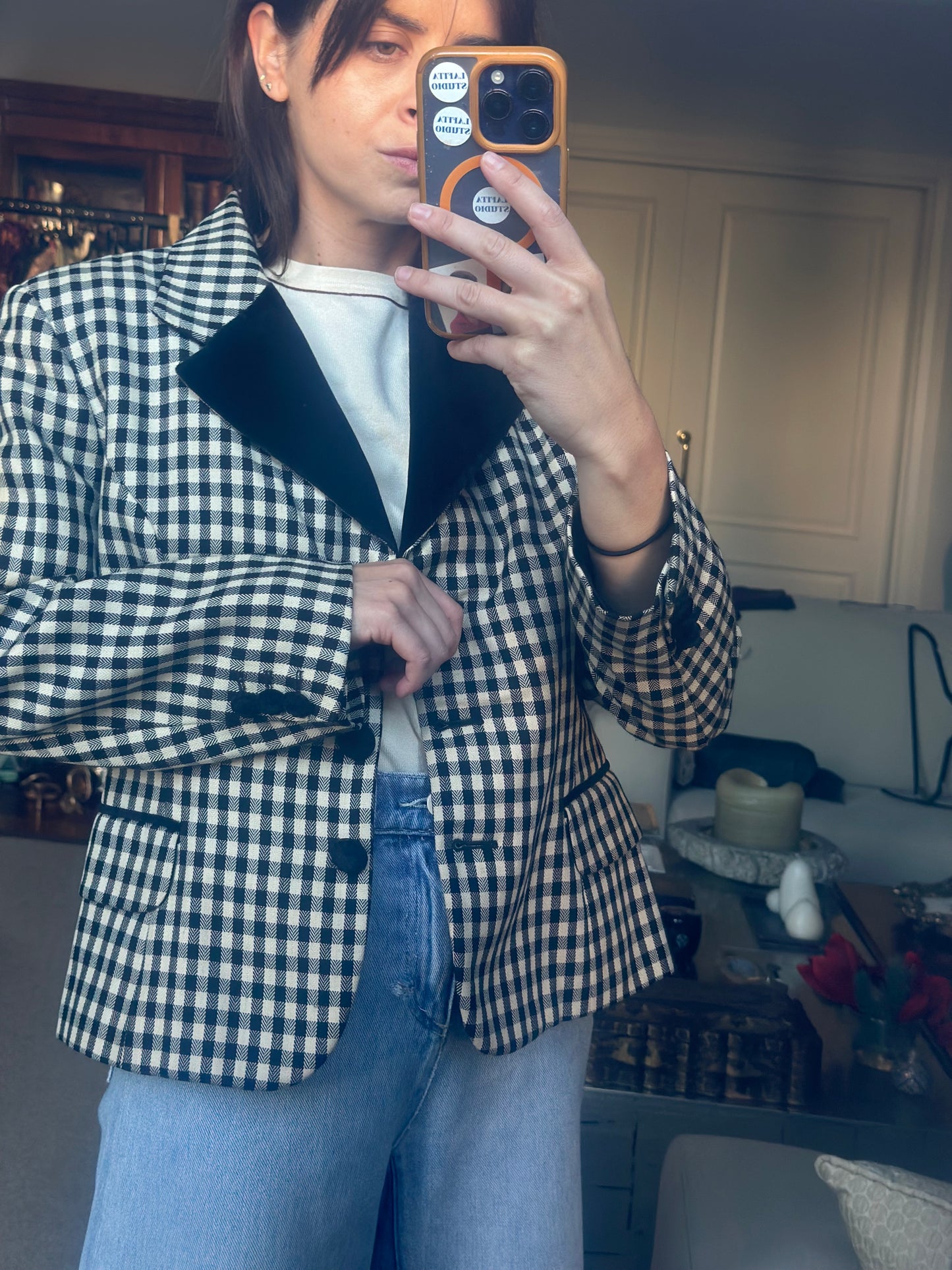 Blazer Vichy Velvet