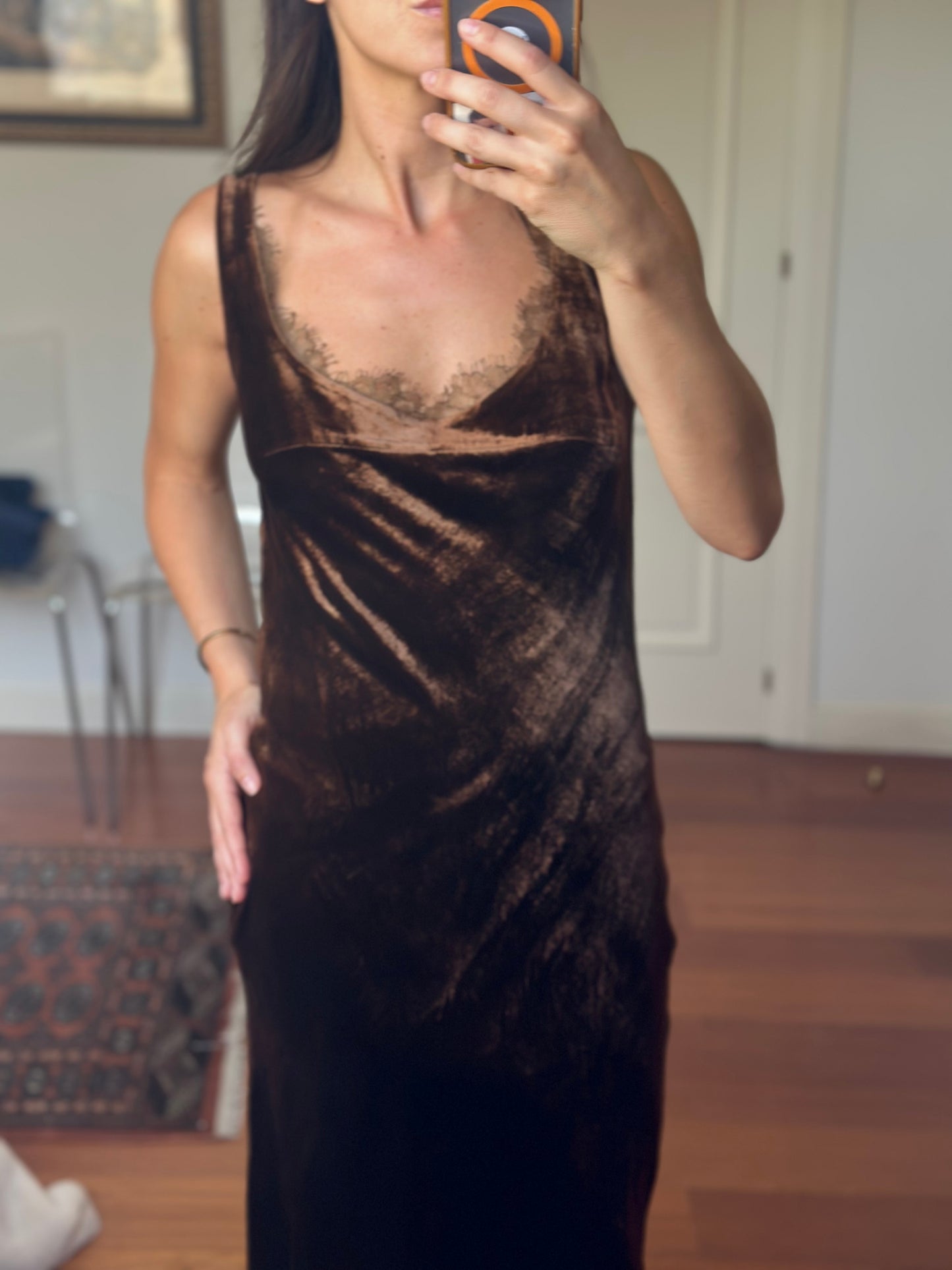 Vestido Velvet chocolate