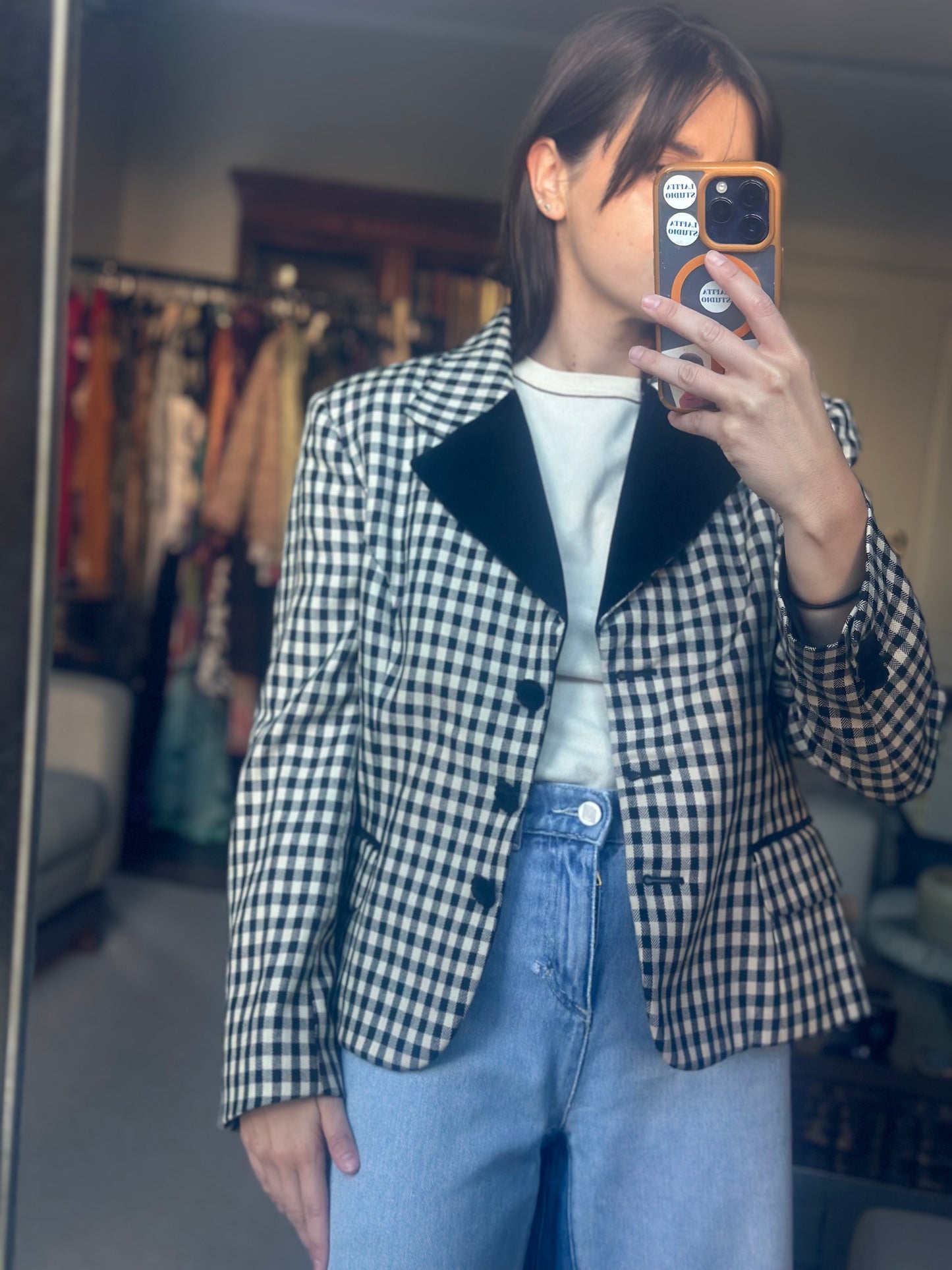 Blazer Vichy Velvet