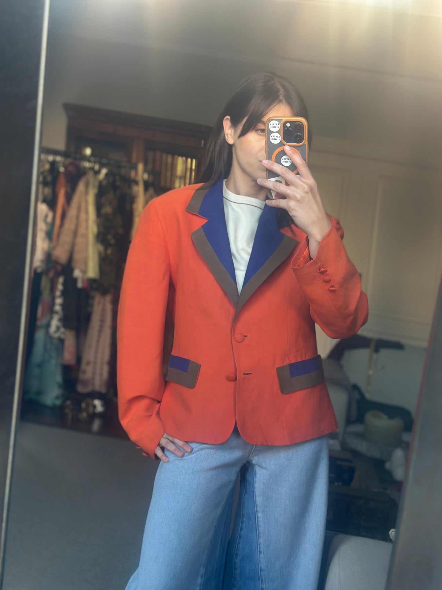 Blazer bicolor Valentino