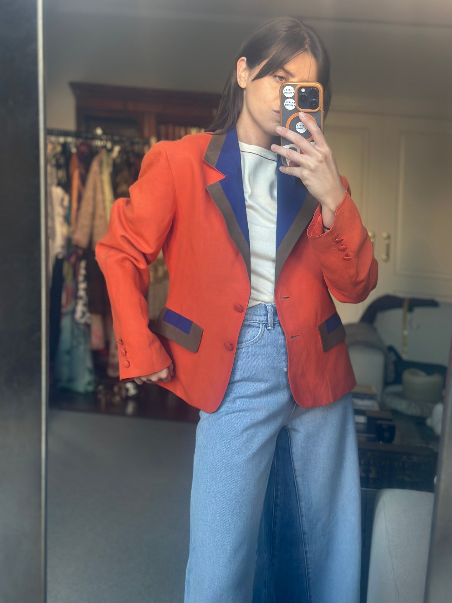 Blazer bicolor Valentino