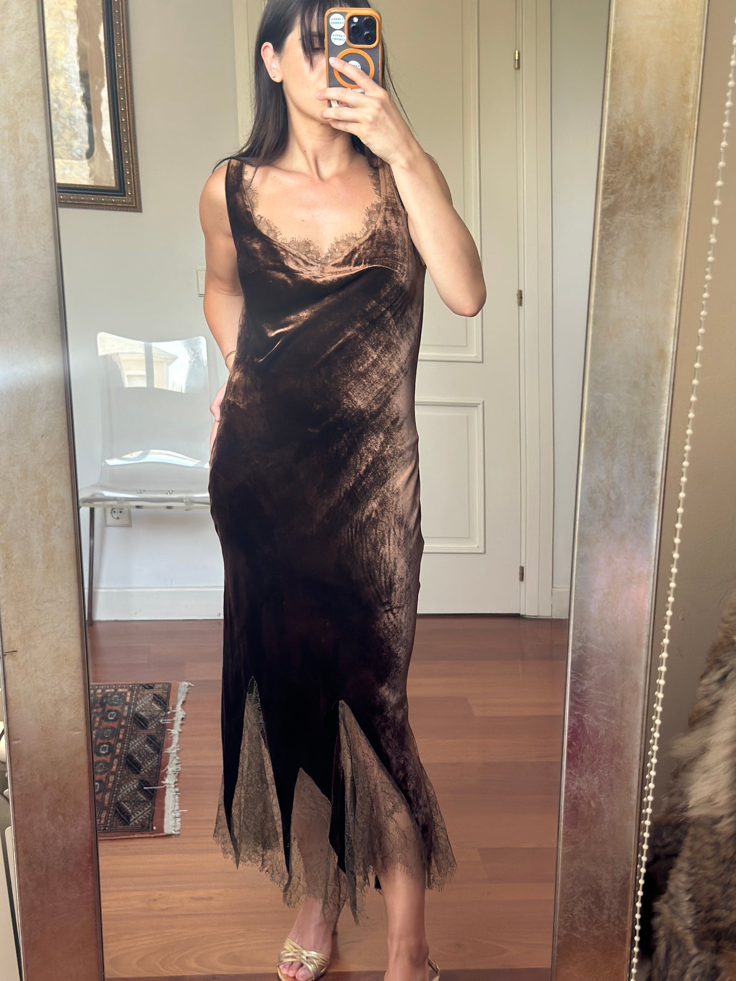 Vestido Velvet chocolate