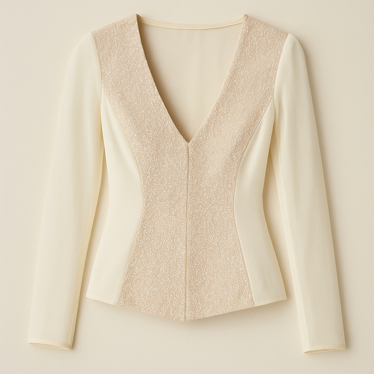 Blusa gasa lentejuelas