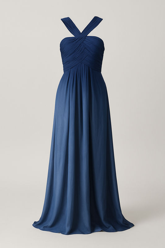 Vestido degradé azul