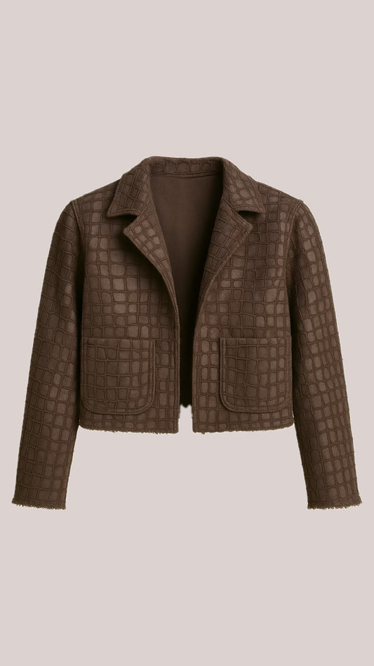 Chaqueta marrón chocolate