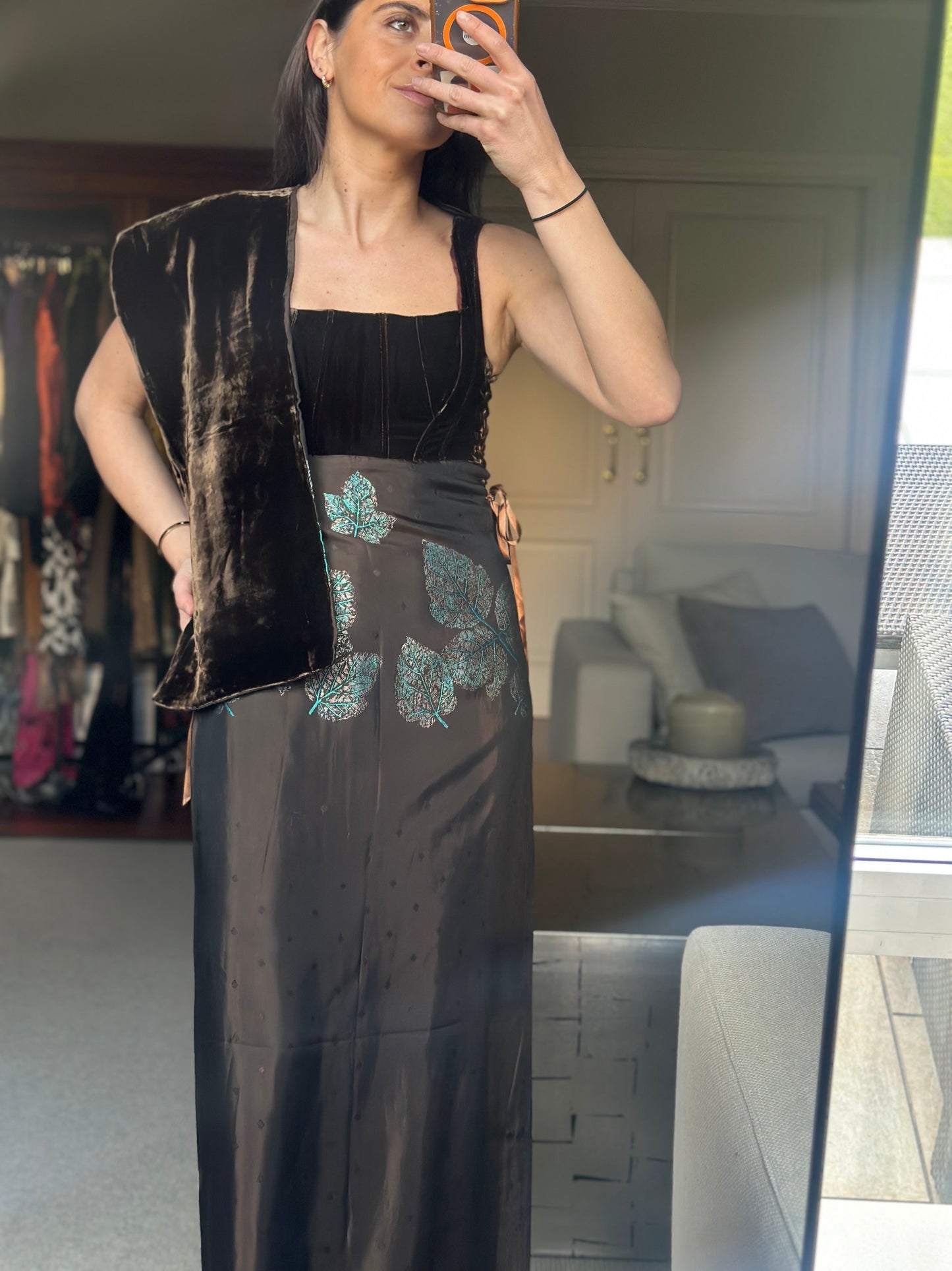 Vestido corpiño velvet