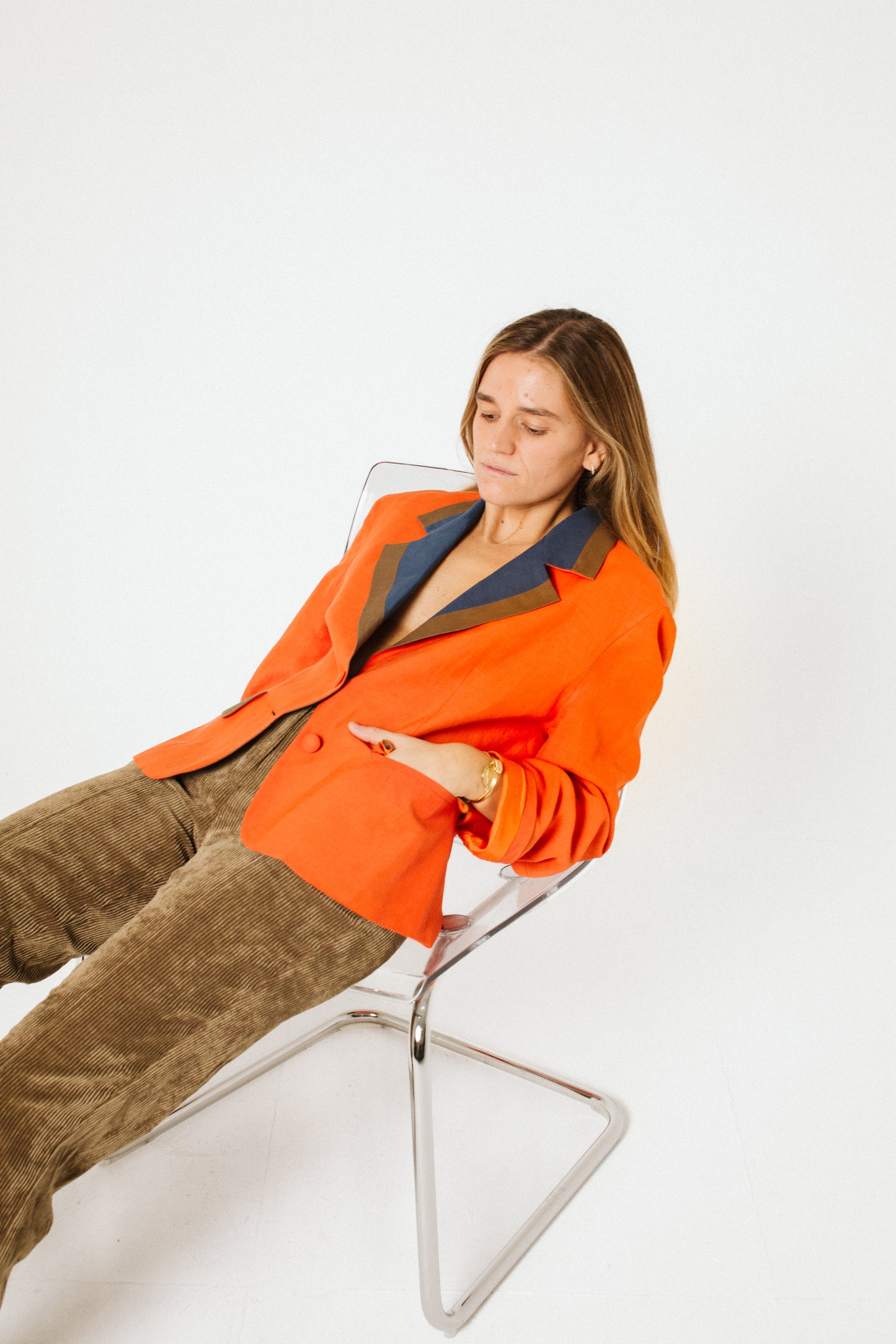 Blazer bicolor Valentino