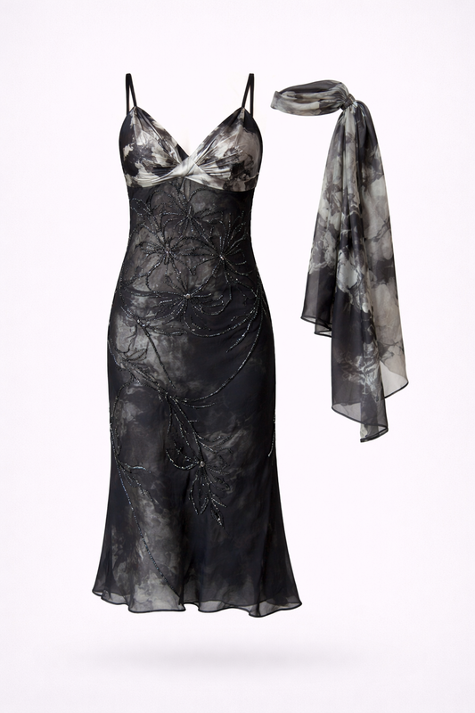 Vestido fiesta negro