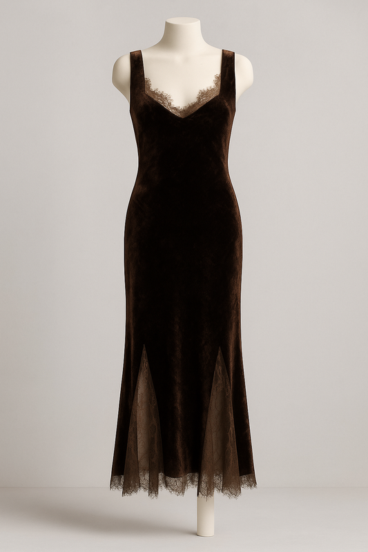Vestido Velvet chocolate