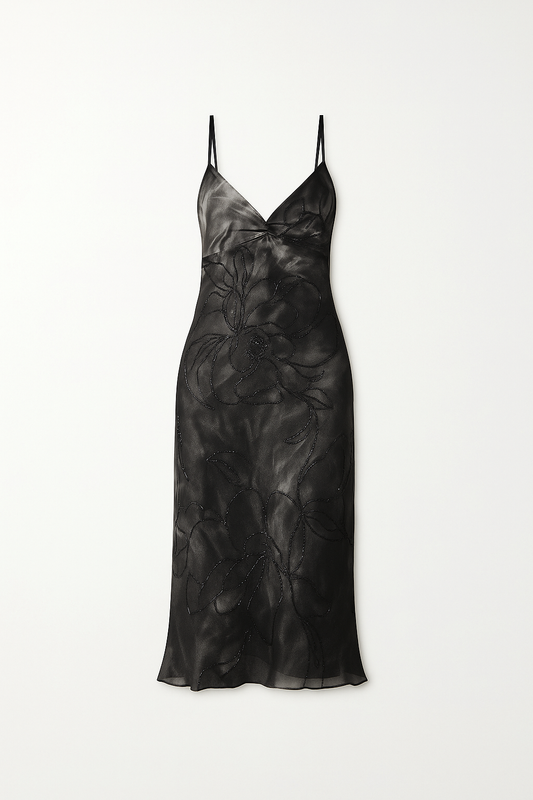 Vestido fiesta negro
