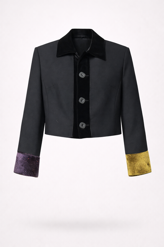 Chaqueta puños Velvet