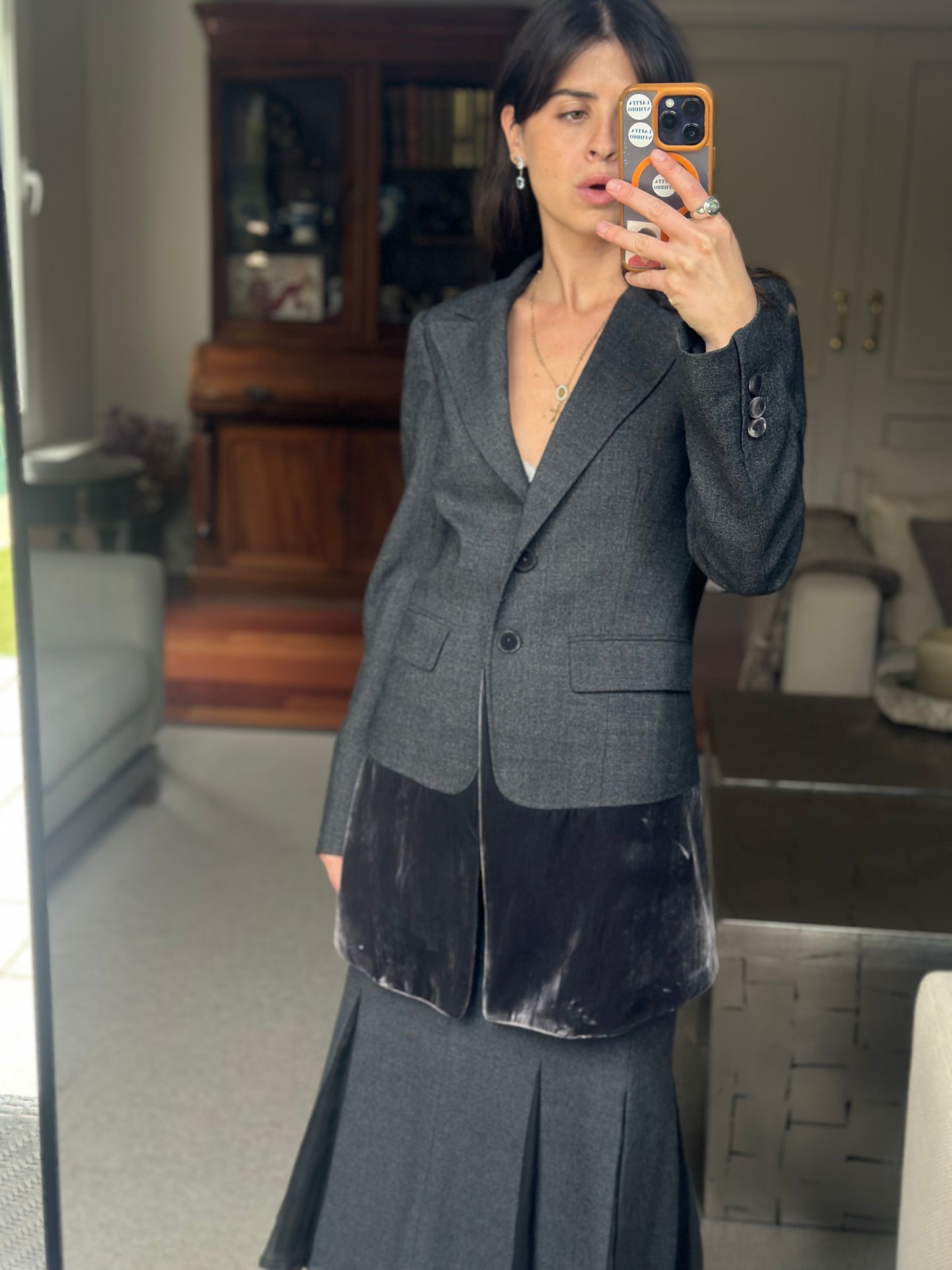 Blazer combinado Velvet