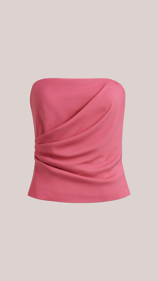 Corsé seda rosa