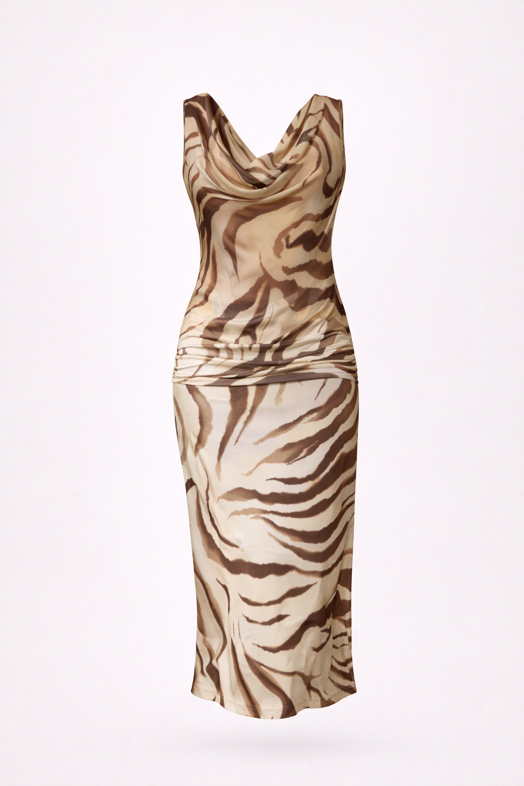 Vestido animal print cebra