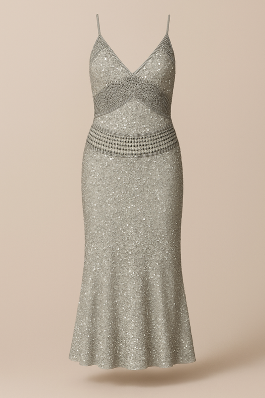 Vestido pedrería 20s