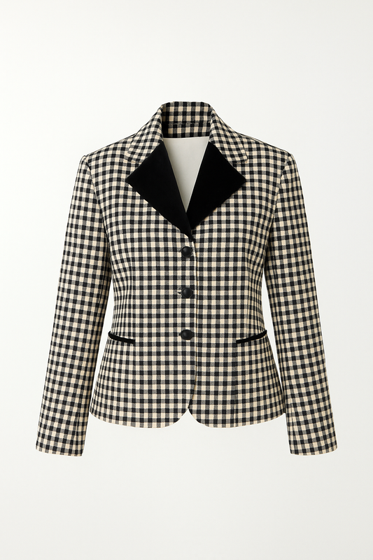 Blazer Vichy Velvet
