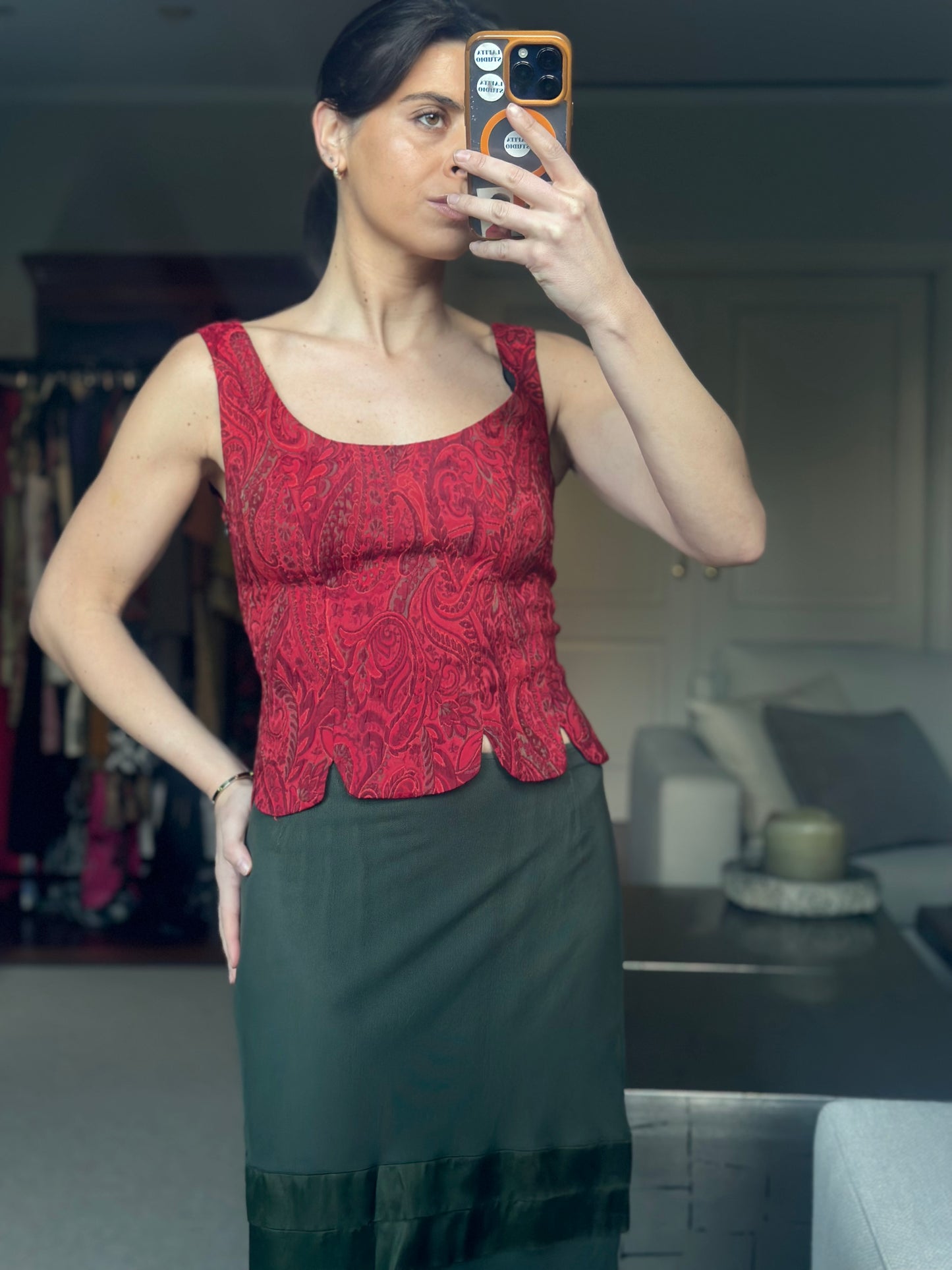 Corpiño  estampado Lazos