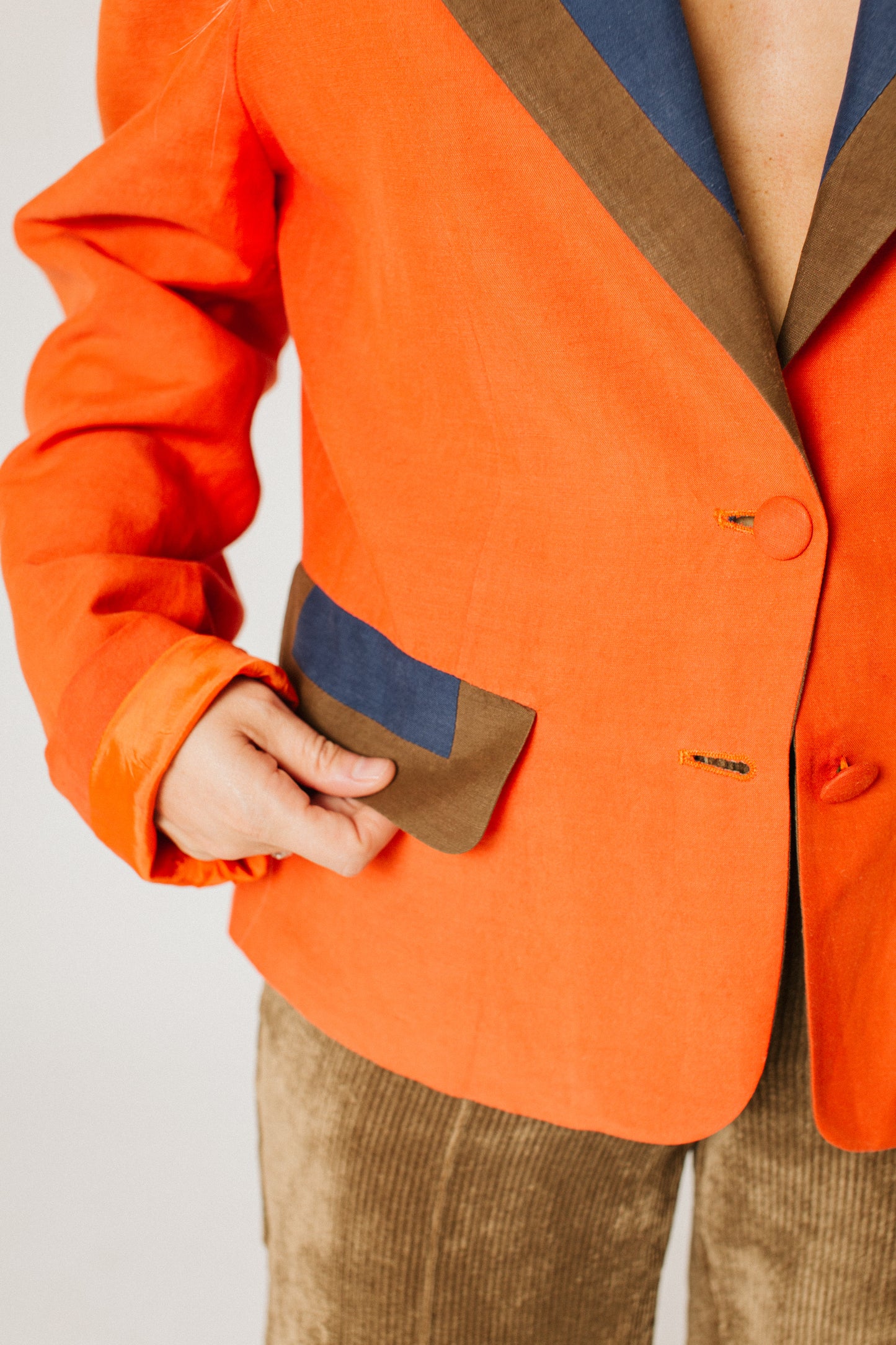 Blazer bicolor Valentino